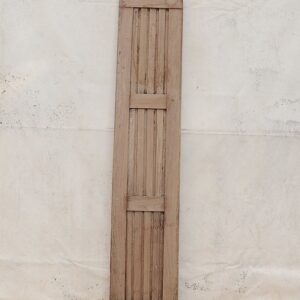 Bandeira fixa de madeira com veneziana - 36x175cm