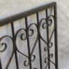 Grade de serralheria decorada cinza - 75 x 107 cm - Imagem 2