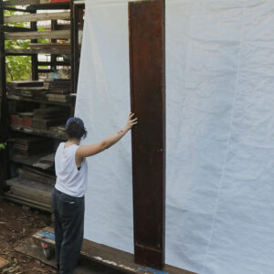 Prancha de madeira maciça - 30 x 235,5 x 6 cm