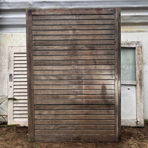 Folha de janela de madeira com veneziana cega - 102 x 145,5 cm