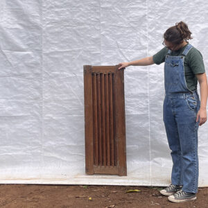 Bandeira fixa com veneziana - 44,5 x 116 cm