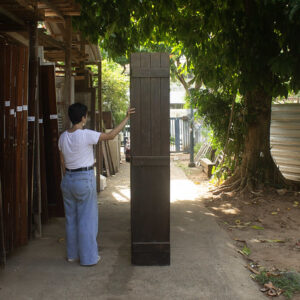 Porta calha mexicana de madeira maciça - 38 x 210 cm